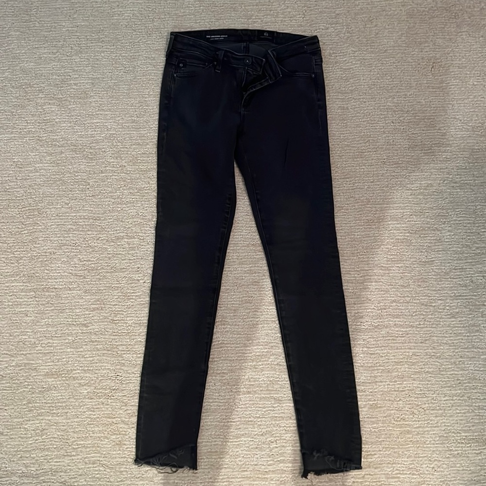 AG skinny black jeans size 25